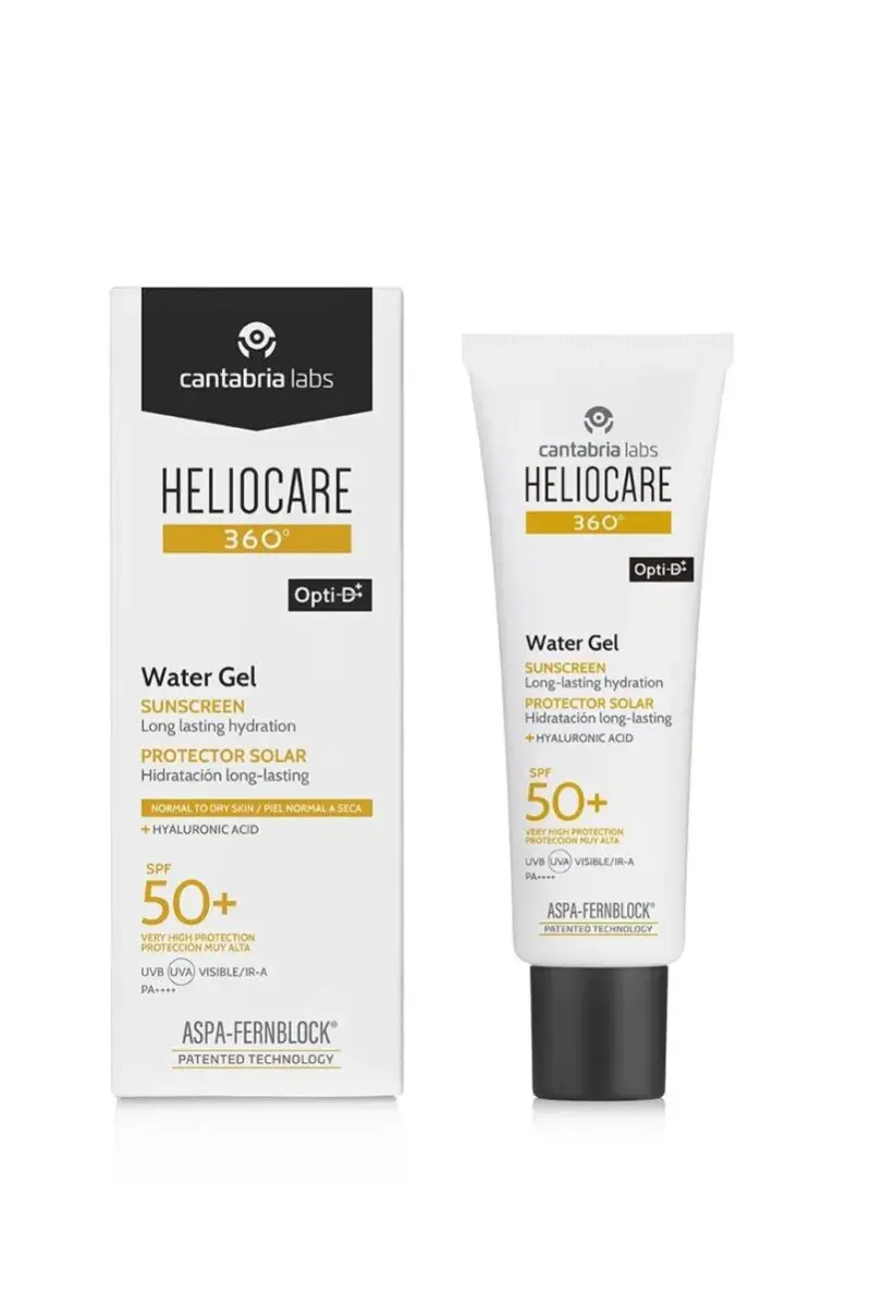Heliocare 360° Water Gel SPF 50+     Ultralichte zonbescherming met langdurige hydratatie